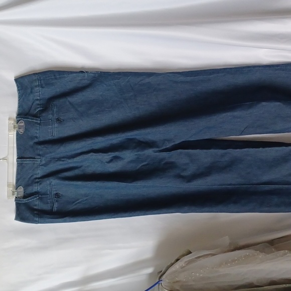 Larry Levine Wide leg Jeans Stretch, 36" waist, 31" inseam, 12" rise - Picture 6 of 7